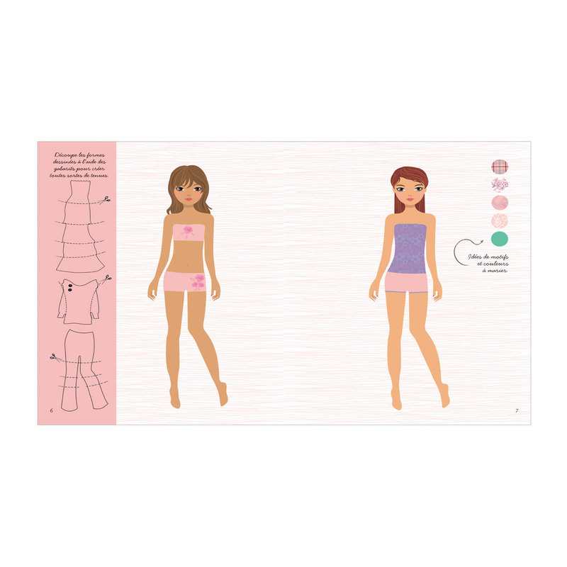Livre Mon atelier de mode J'habille mes amies - Usborne