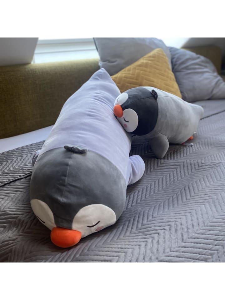 UNUS Seitenschläferkissen Pinguin Kissen in Grau günstig kaufen