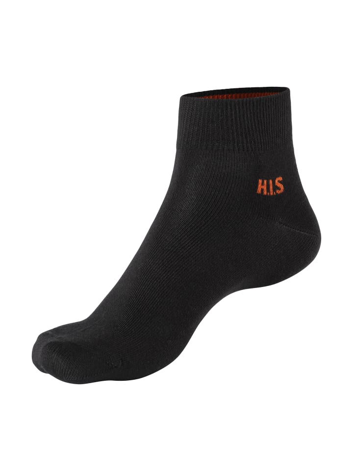H.I.S Kurzsocken in 10x schwarz günstig kaufen