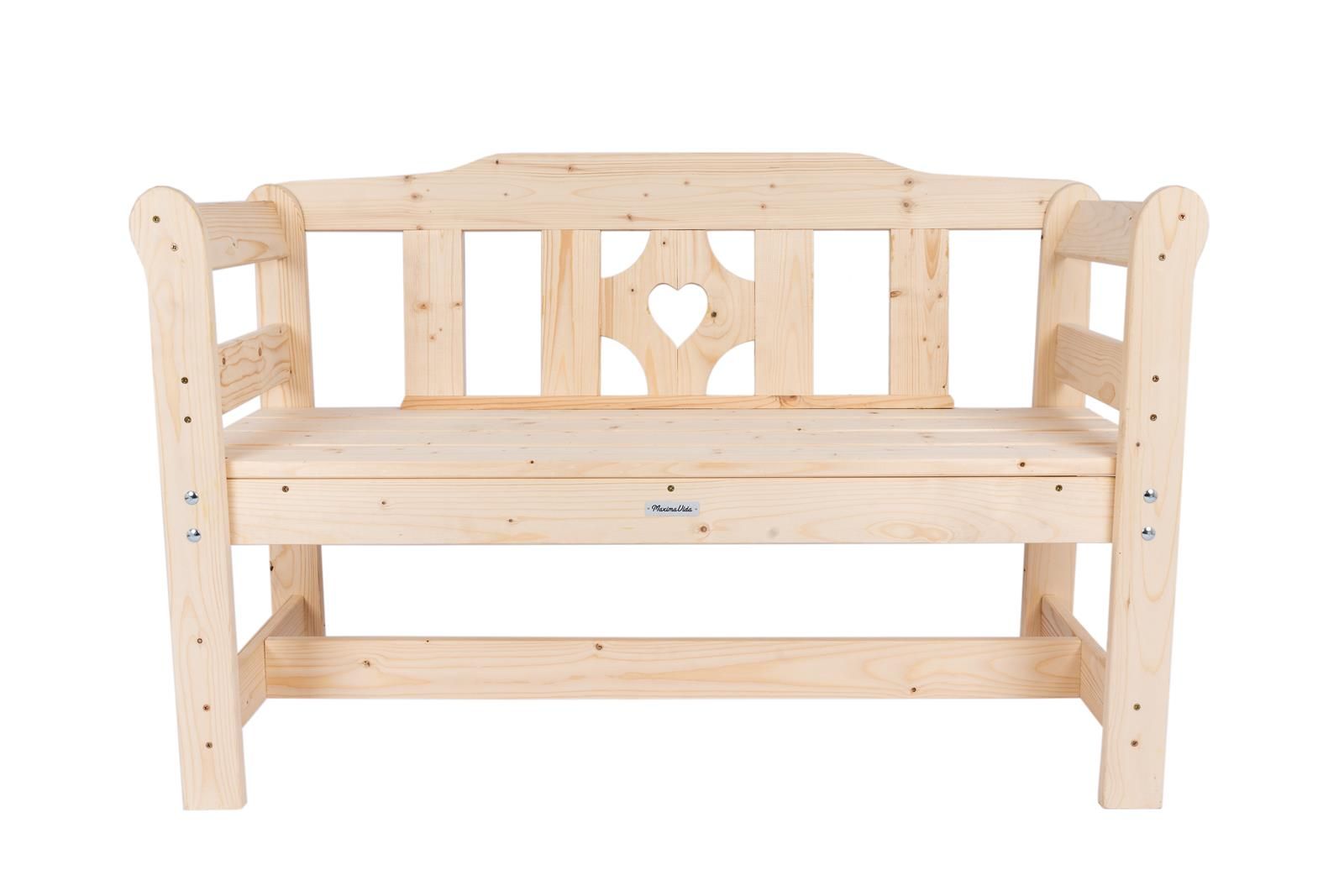 MaximaVida Amelie 120 cm Gartenbank aus Holz