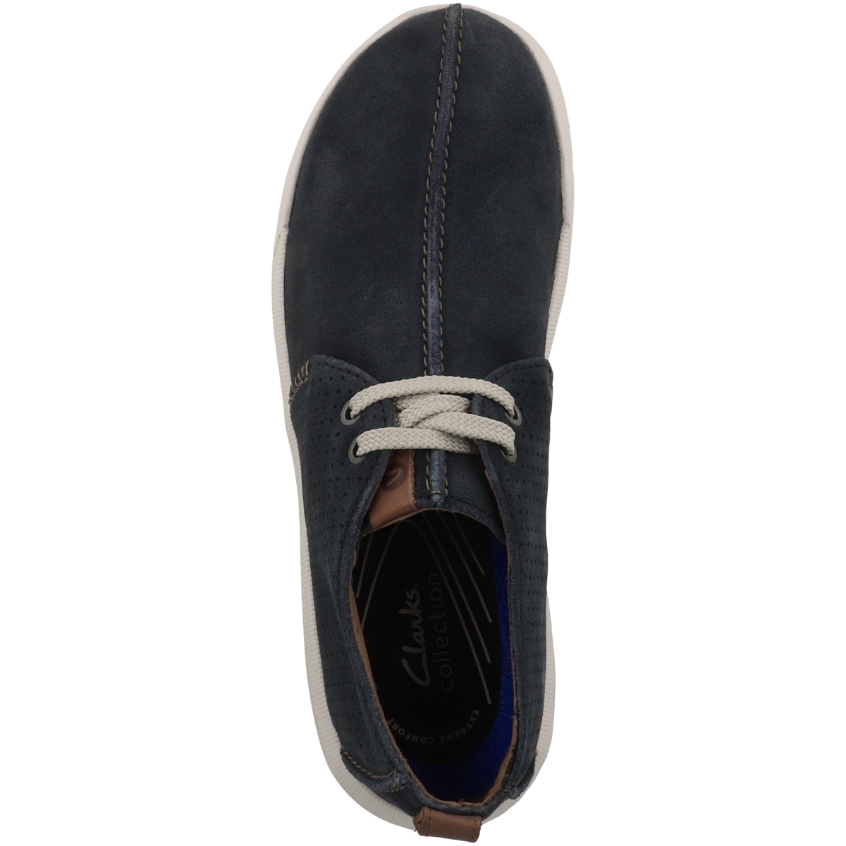 Clarks Driftway Seam Schnürschuhe dunkelblau