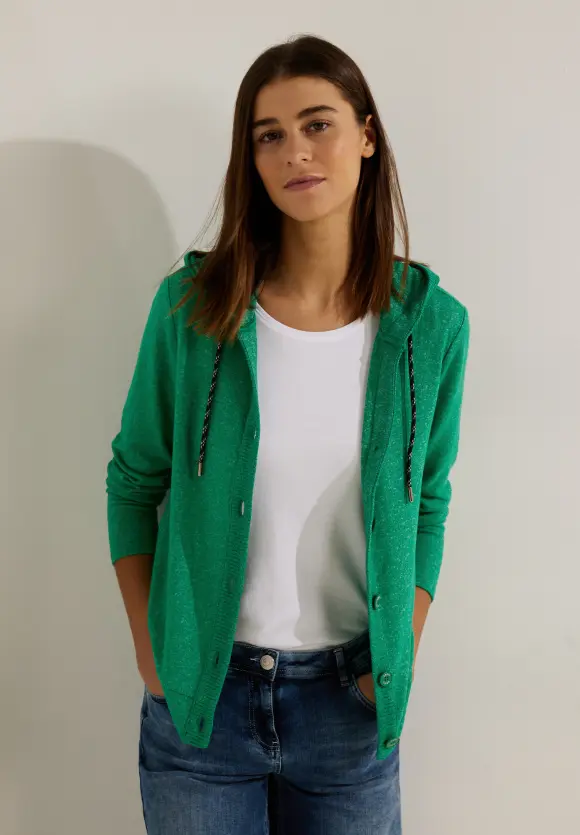 CECIL Cosy Melange Shirtjacke