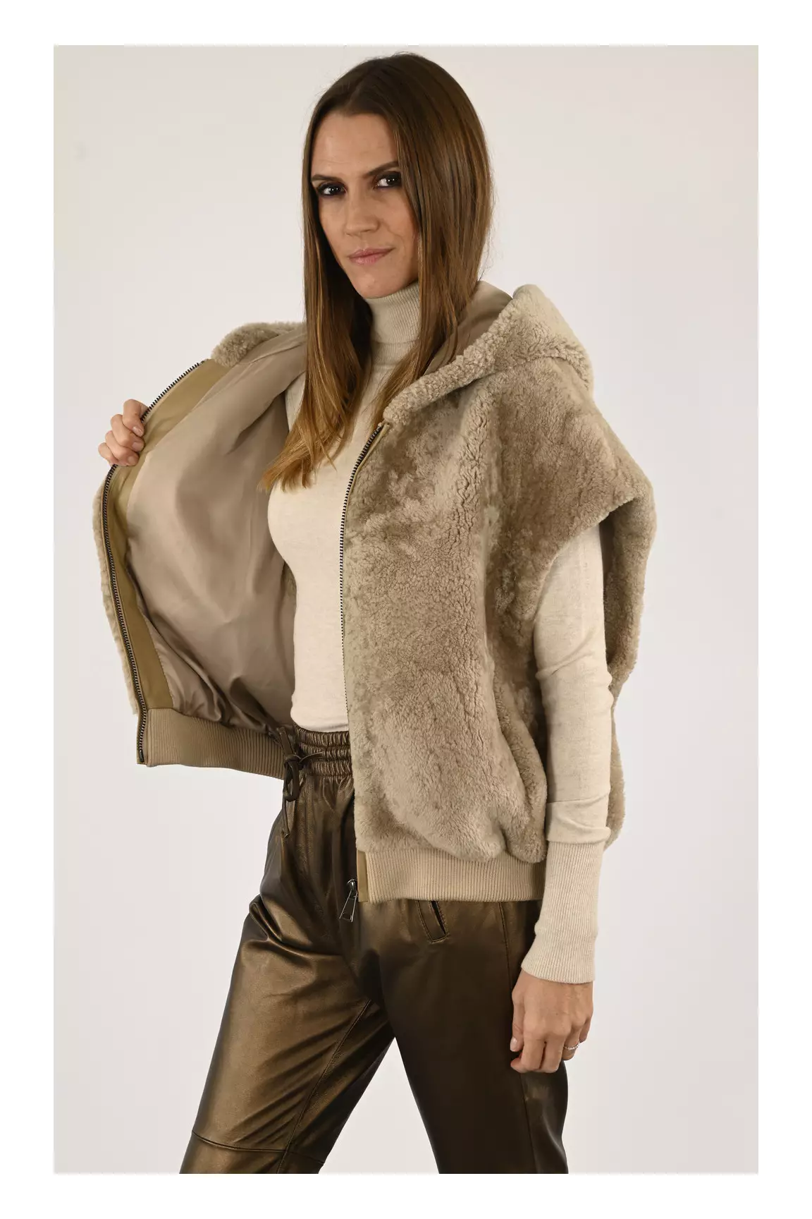 Ventcouvert Autres Gilets Femme couleur beige
