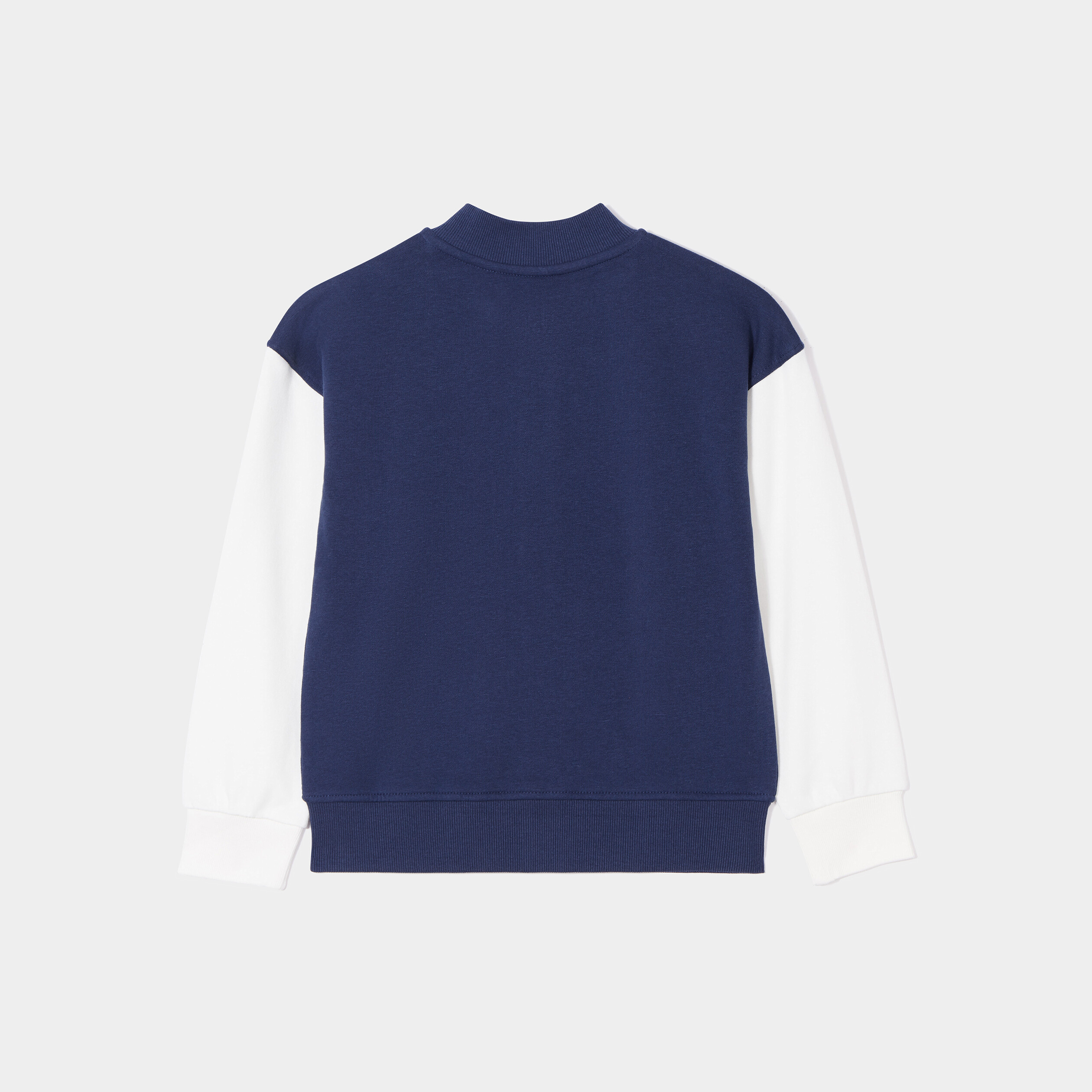 Gilet col teddy boutonné Creeks bleu marine garçon | La Halle