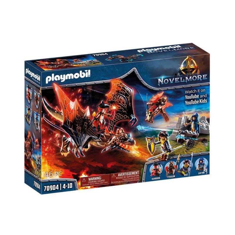 70904 Chevaliers Novelmore avec Dragon de Burn Playmobil