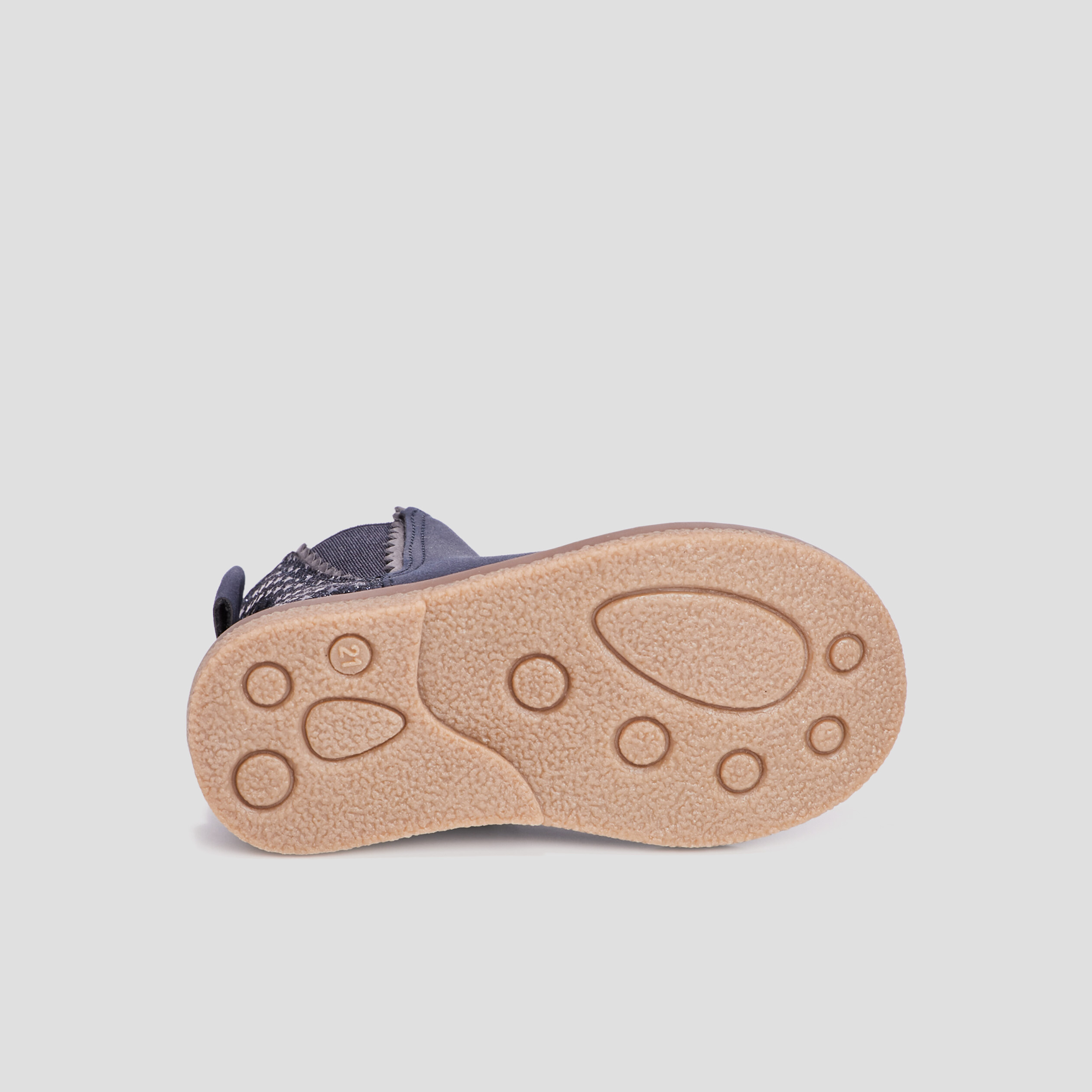 Bottines zippées avec noeud bleu bébé fille | La Halle