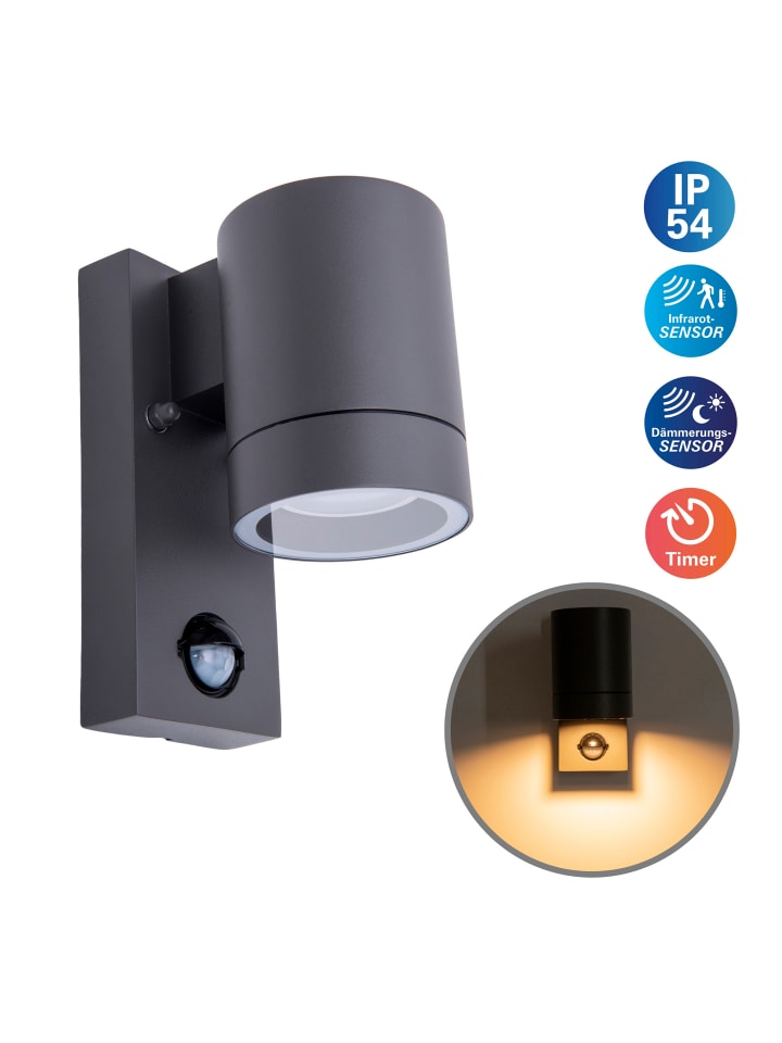 näve Halogen Außenwandleuchte 