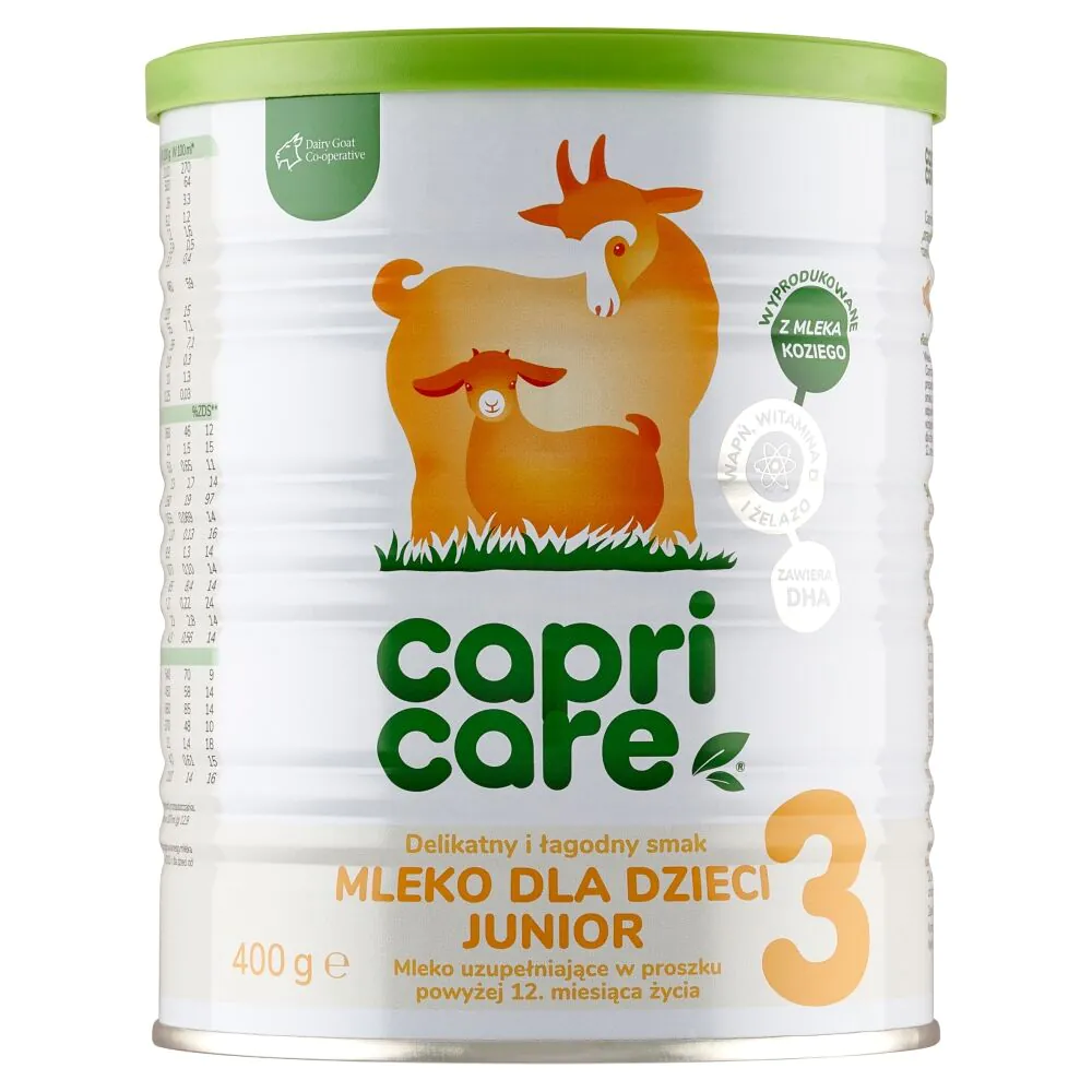 „Capricare 3 Junior“ tolesnio maitinimo mišinys ožkos pieno pagrindu