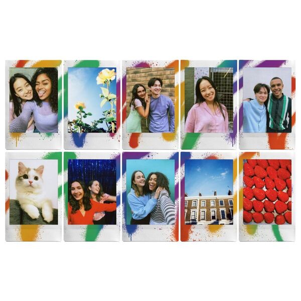 Fujifilm Instax Mini Spray Art Instant Filmek 10 db