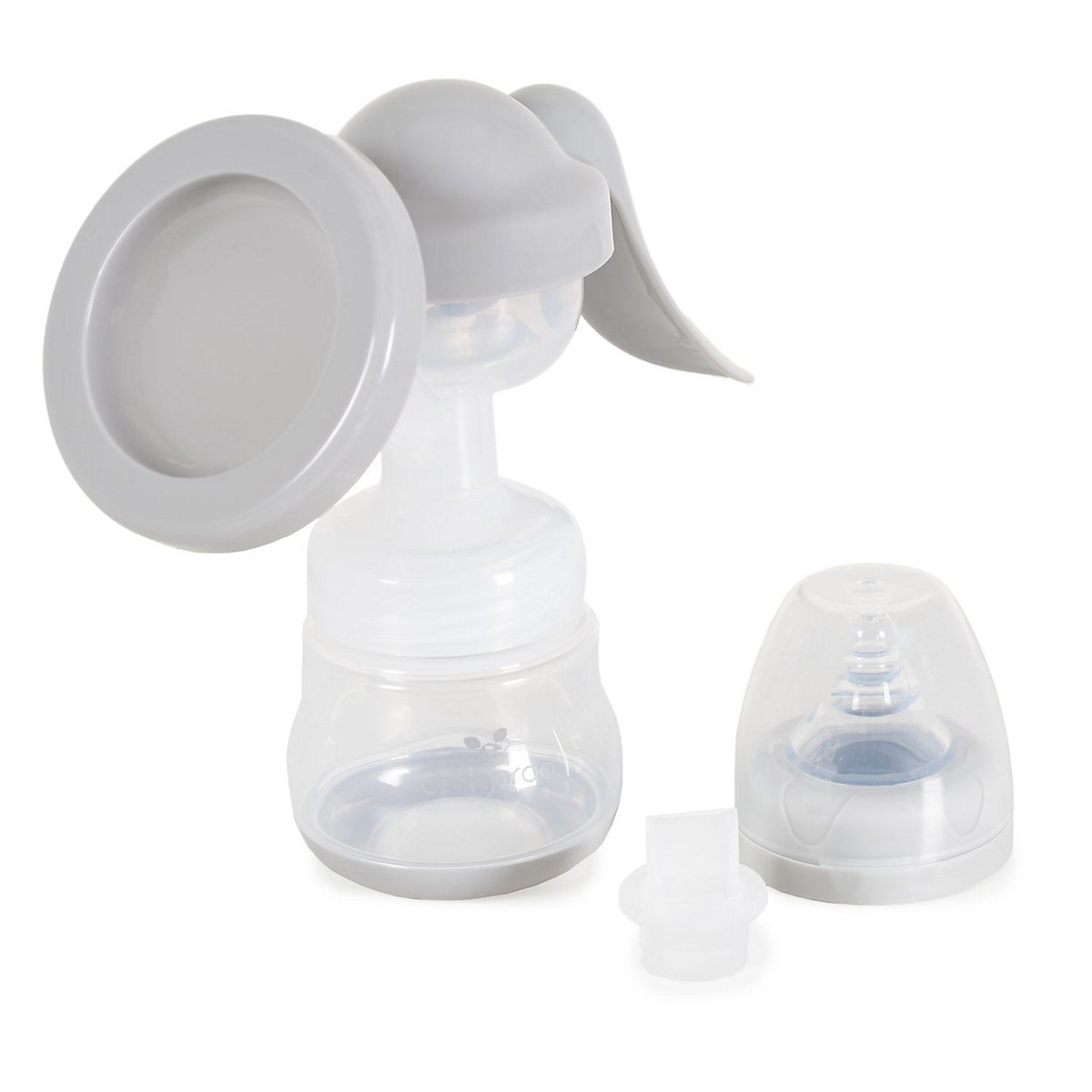 manuelle Milchpumpe Cara Silikonsauger Größe 0, Flasche 150 ml, Ventil Milchpumpen