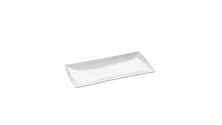 MAXWELL & WILLIAMS East meets West Platte eckig, 40 x 20cm Geschenkbox, Porzellan Weiß