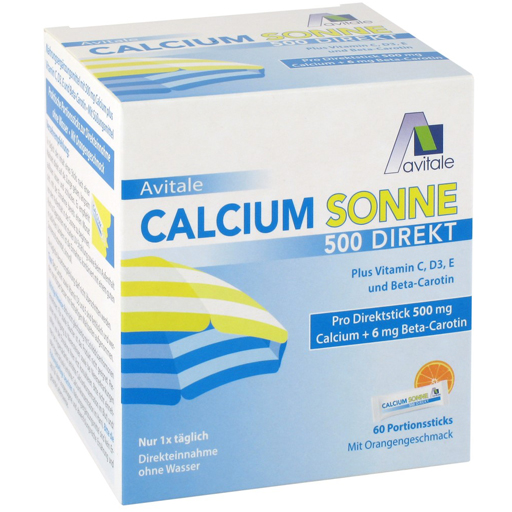 CALCIUM SONNE 500 Direkt Portionssticks  60 St  Pulver