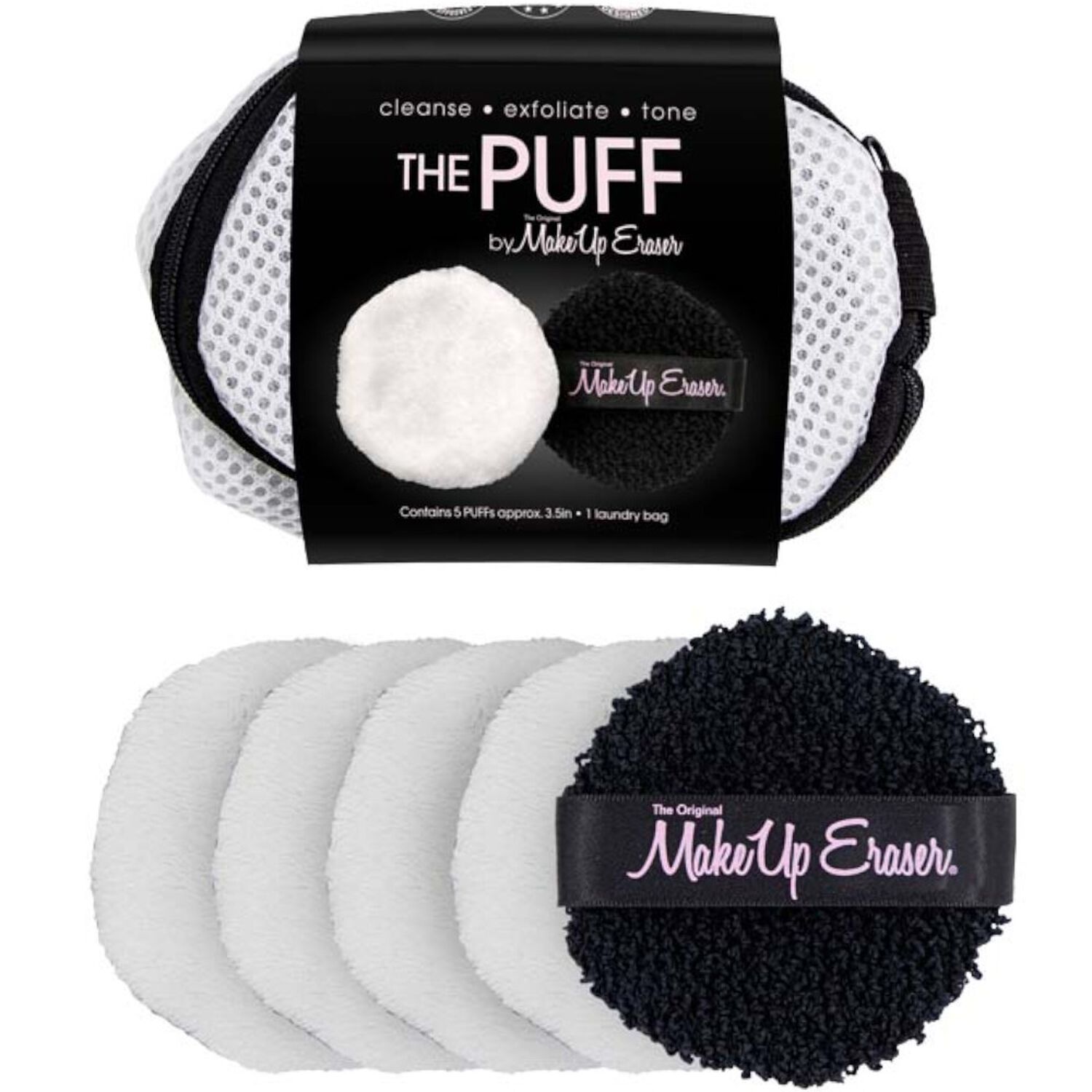 Make Up Eraser The Puff Disque Démaquillant - Tonifie et Exfolie en Profondeur x5
