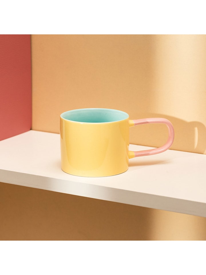 Homla Tasse ''Finko'' in Gelb/ Hellblau/ Rosa - 300 ml günstig kaufen onesize