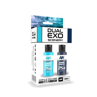 Dual Exo Scenery Set 25 - 25A Light Cianite & 25B Dark Cianite