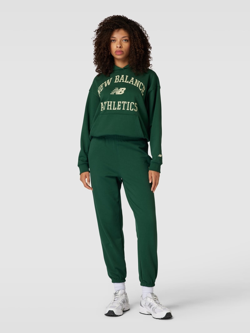 Sweatpants mit Logo-Stitching Modell 'Athletics Remastered' in dunkelgrün