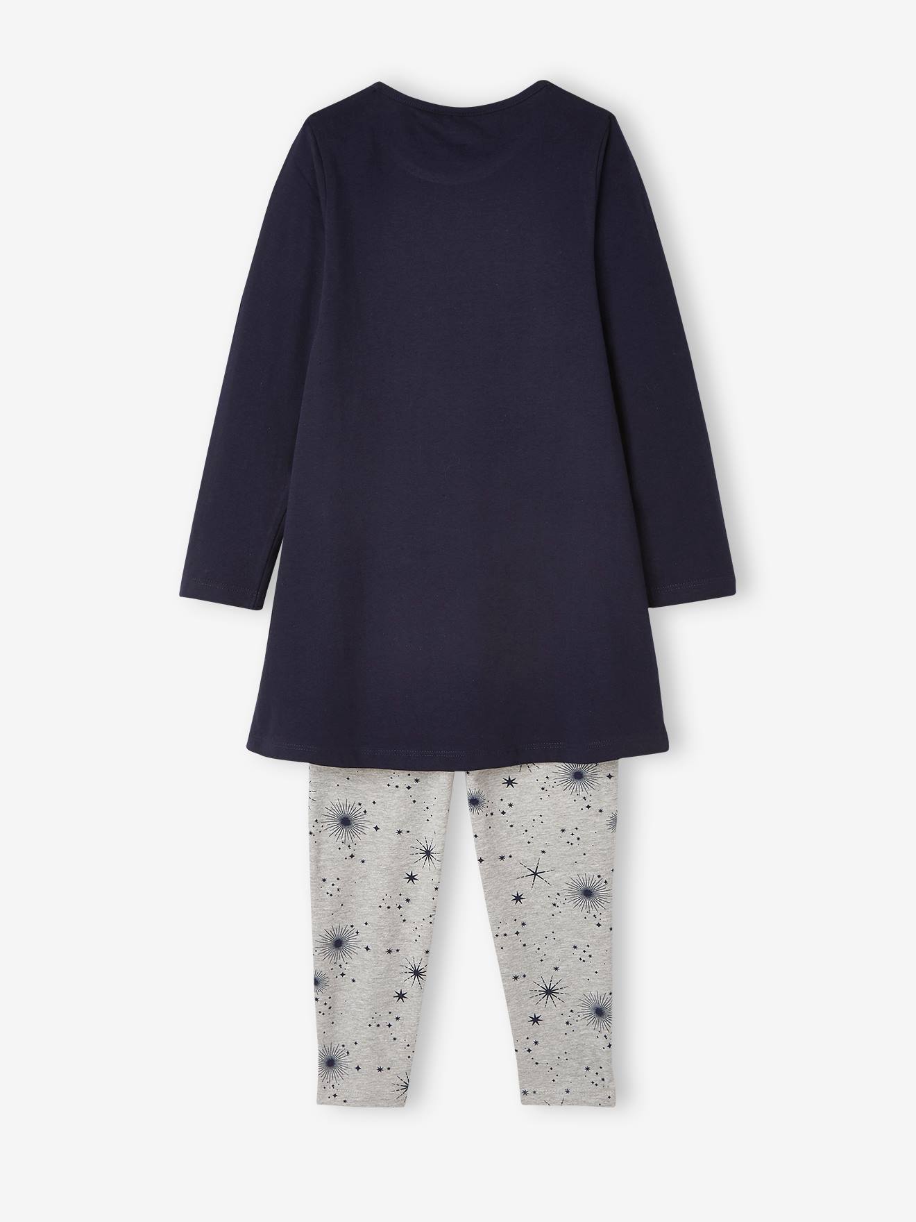 Harry Potter Kinder Nachthemd & Leggings HARRY POTTER Oeko-Tex - marine