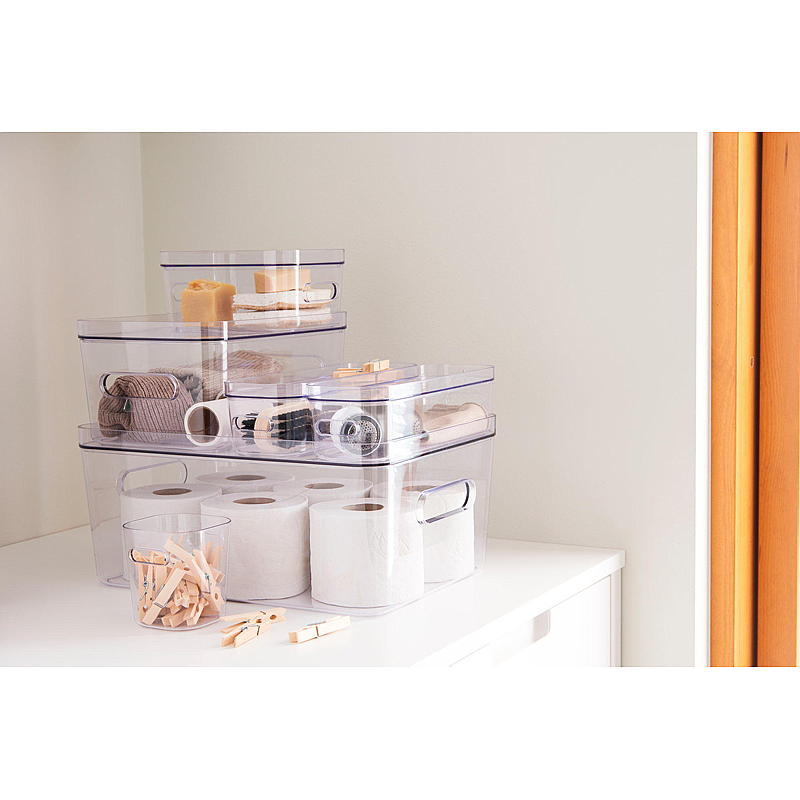 Smartstore Oppbevaringsboks SmartStore™ 5,3 liter Compact Clear M: L29,5 x B19,5 x H12