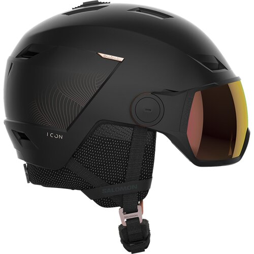 DAMEN HELM HELMET ICON LT VISOR BLACK PG/UN M RU