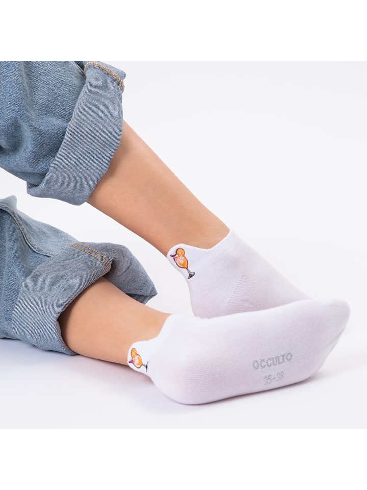 Occulto 6er Pack Motiv Sneaker Socken Luca in Sprizz günstig kaufen 35-38