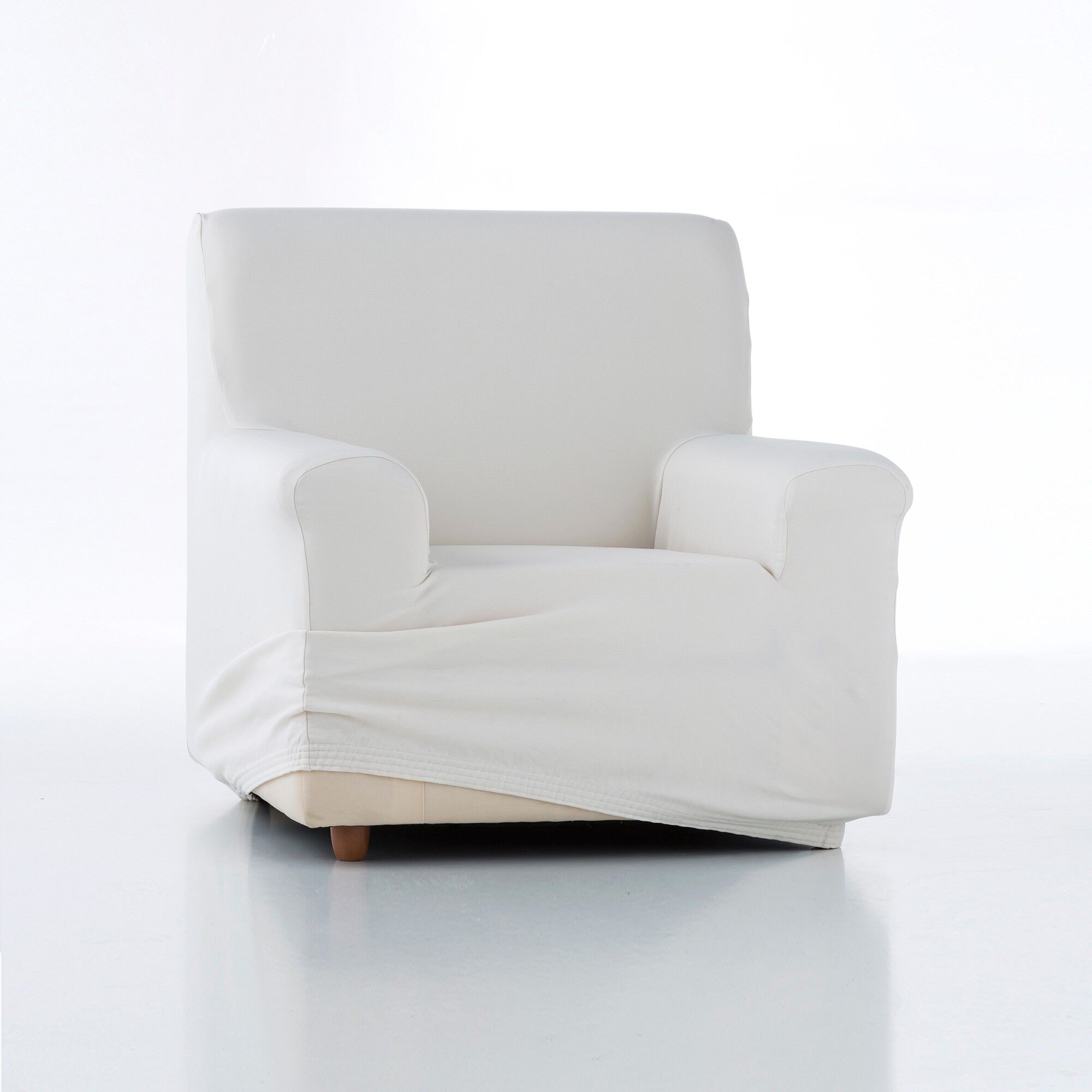 Housse unie fauteuil canapé bi-extensible