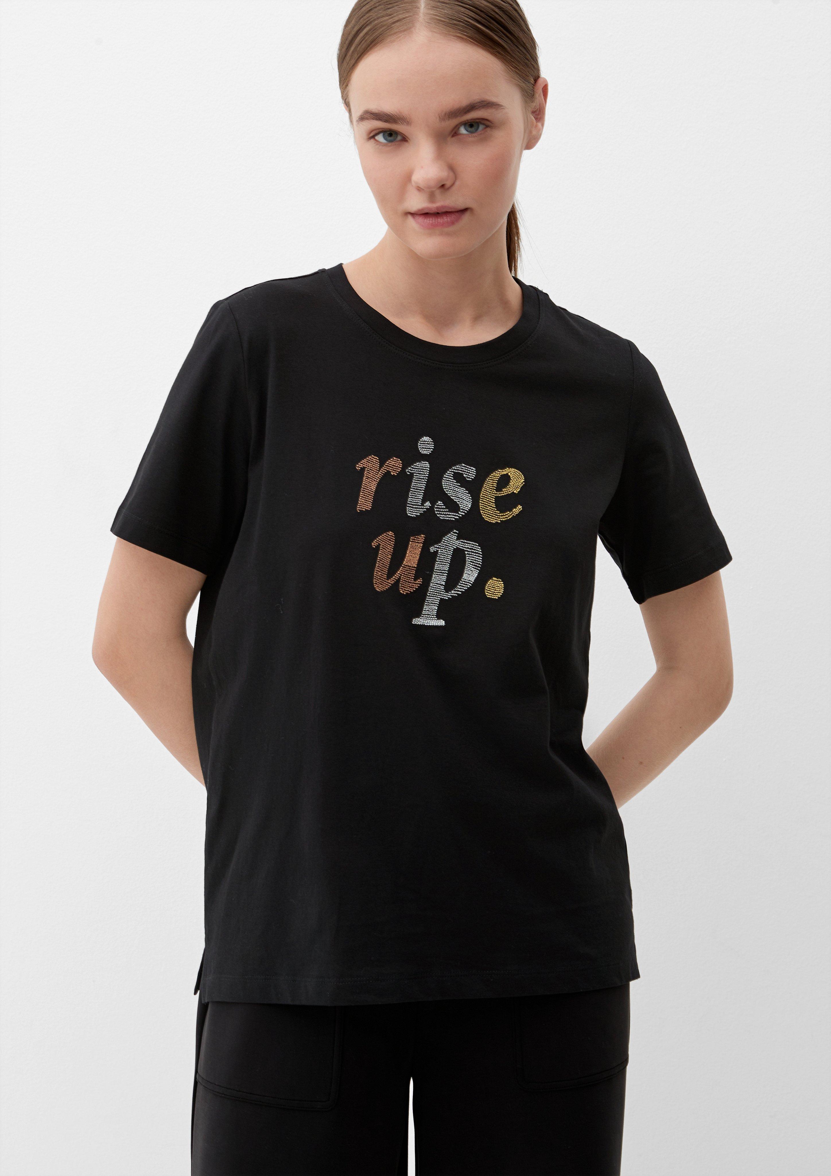 T-Shirt mit Frontprint  2130232-99D0