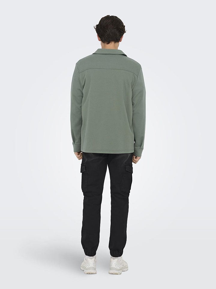 ONLY & SONS Hemd in Khaki günstig kaufen