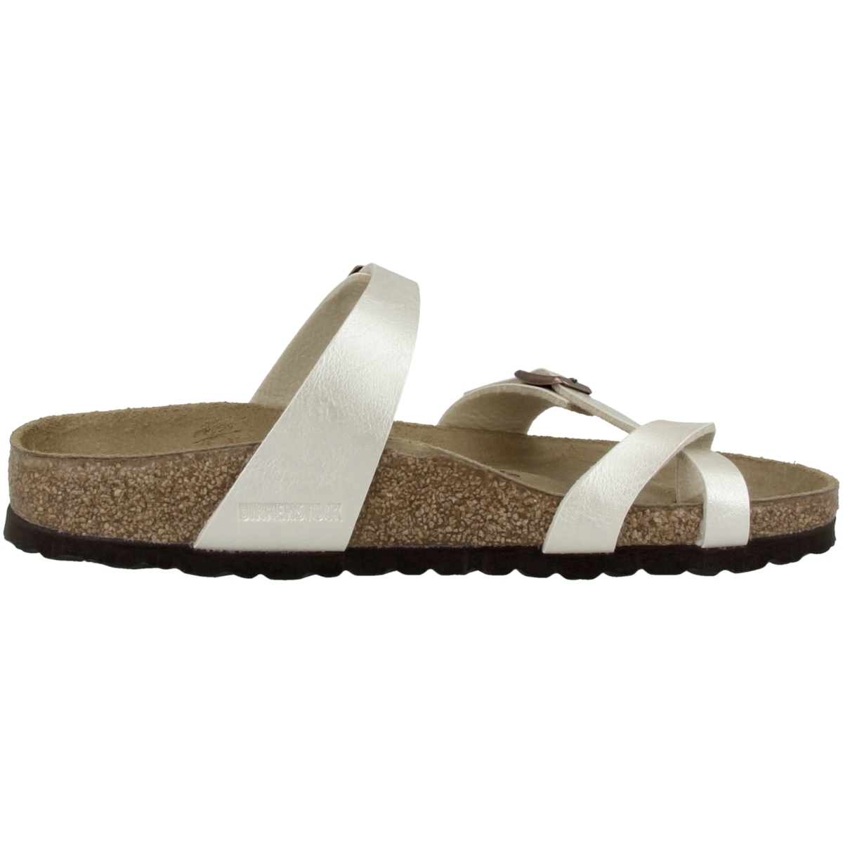 Birkenstock Mayari Birko-Flor schmal Pantolette weiss
