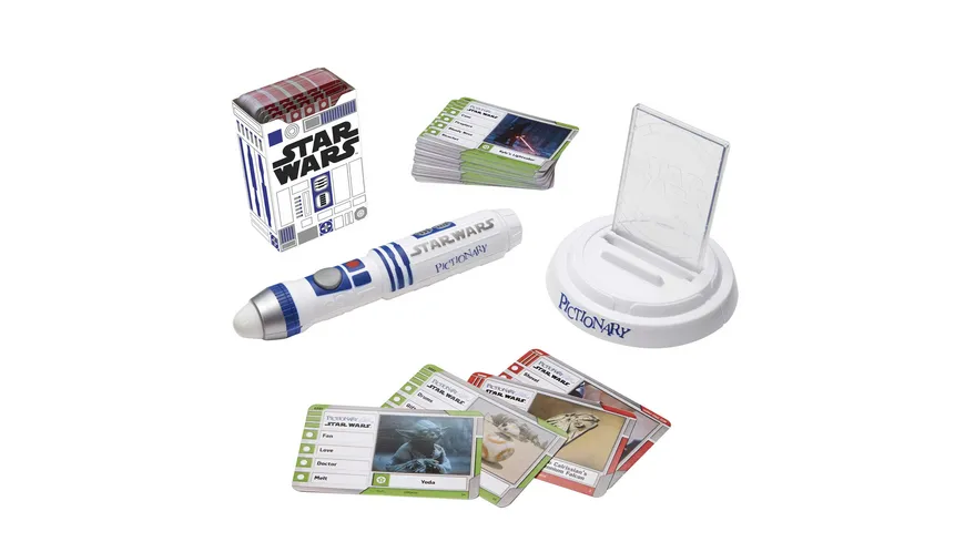 Mattel Games Pictionary Air Star Wars, Familienspiel, Scharade