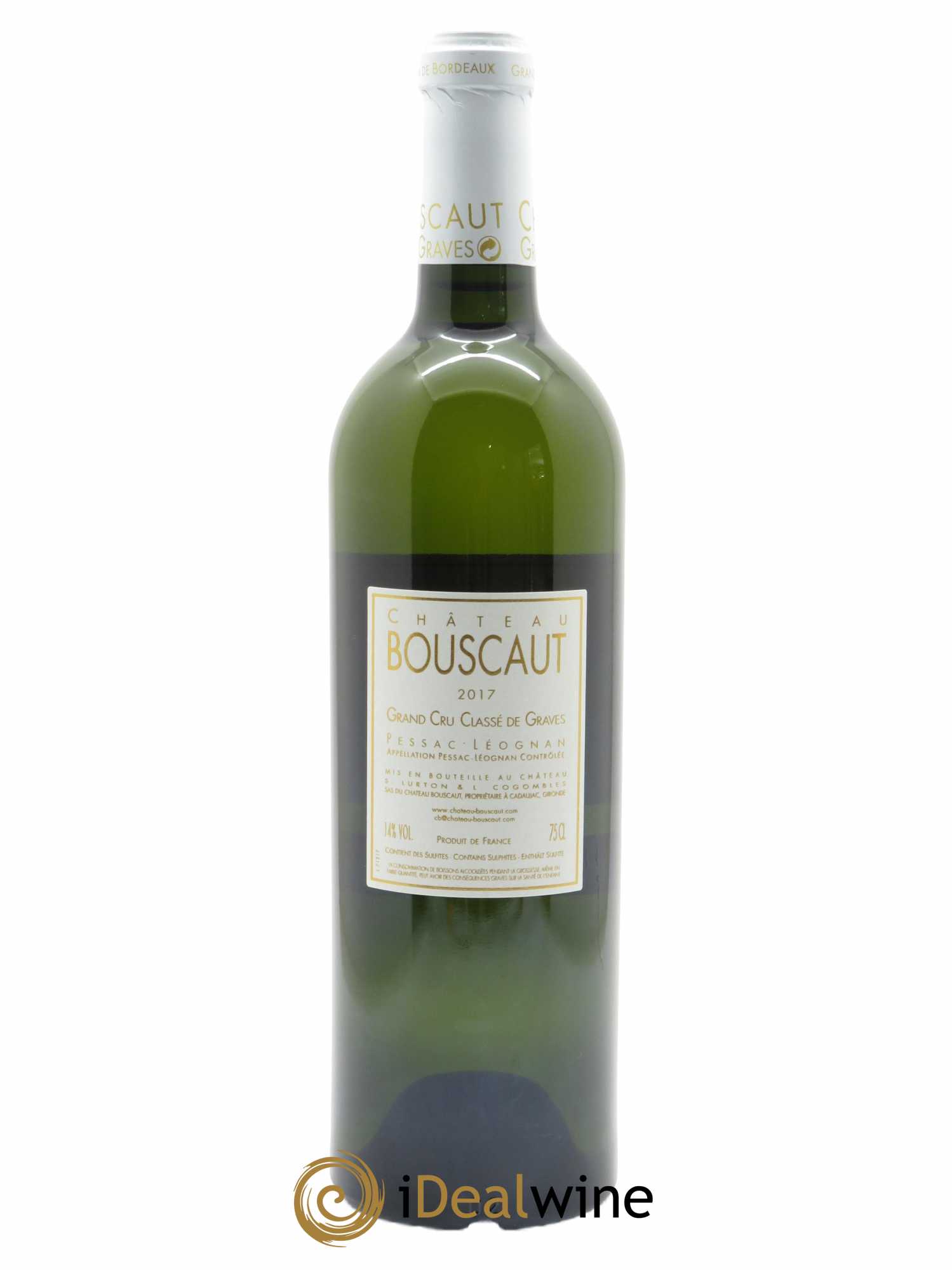 Château Bouscaut Cru Classé de Graves  2017 - Lot de 1 Bouteille