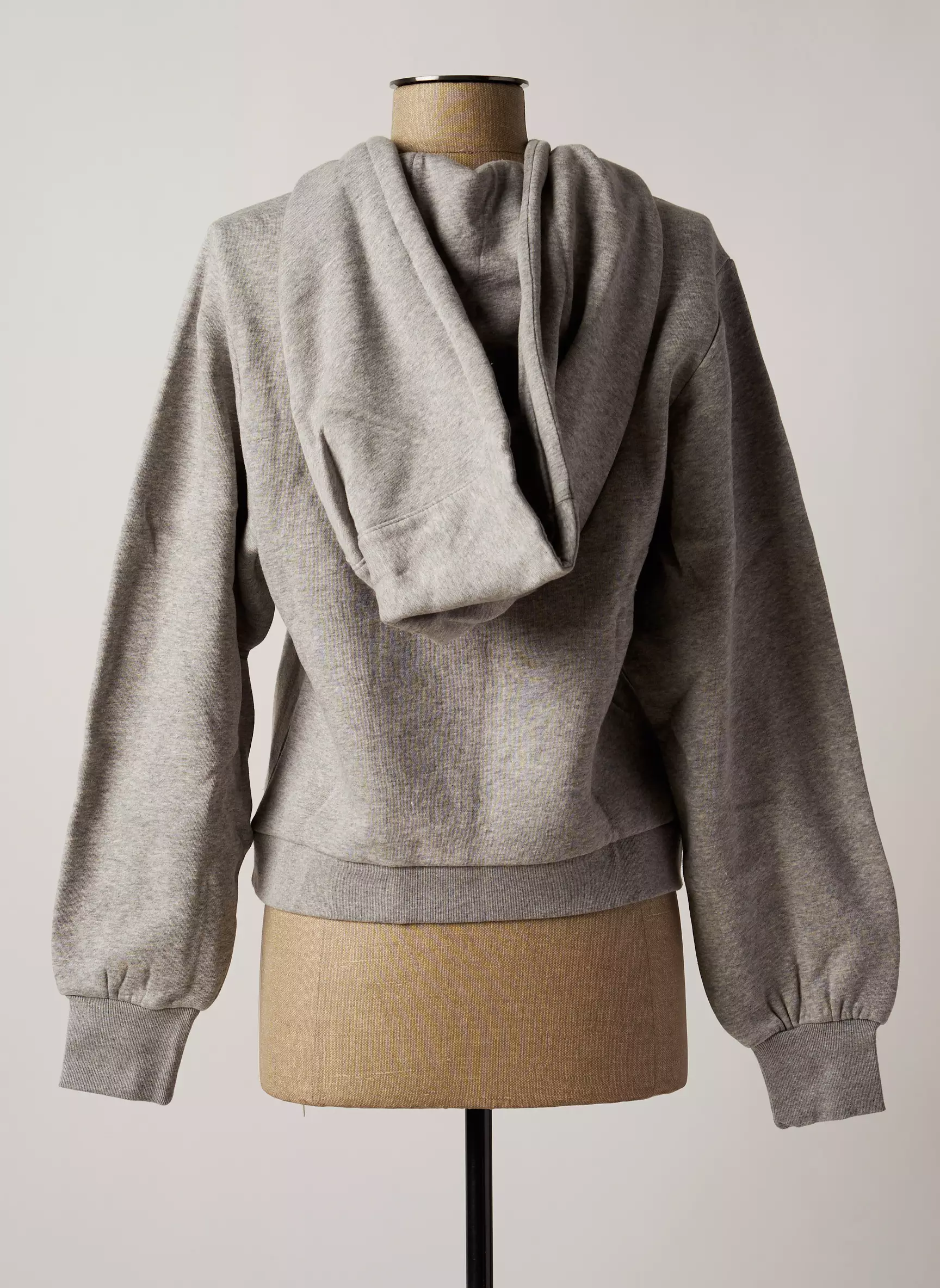 Reebok Sweat Capuche Femme couleur gris