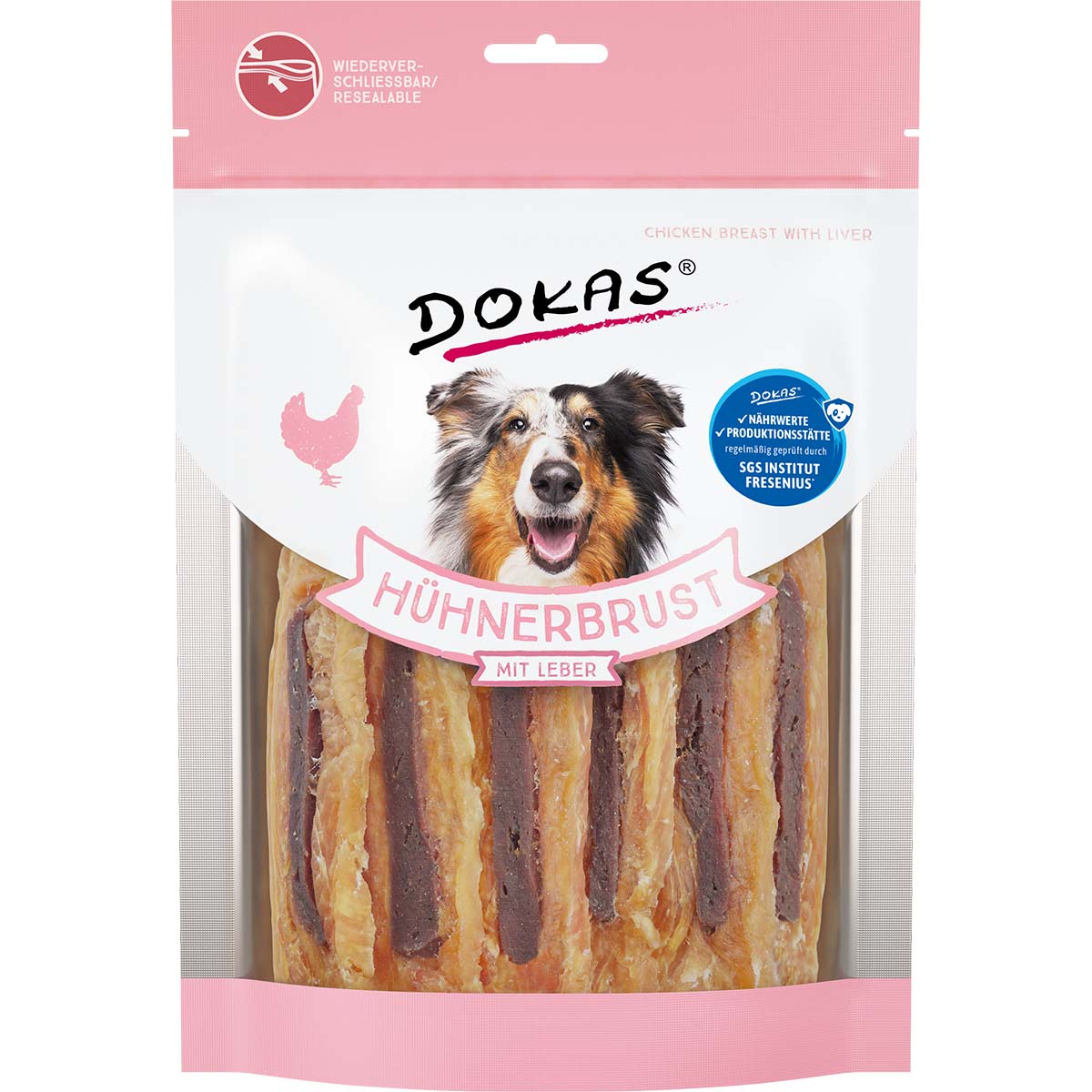 Dokas Hundesnack Hühnerbrust mit Leber kaufen bei ZooRoyal