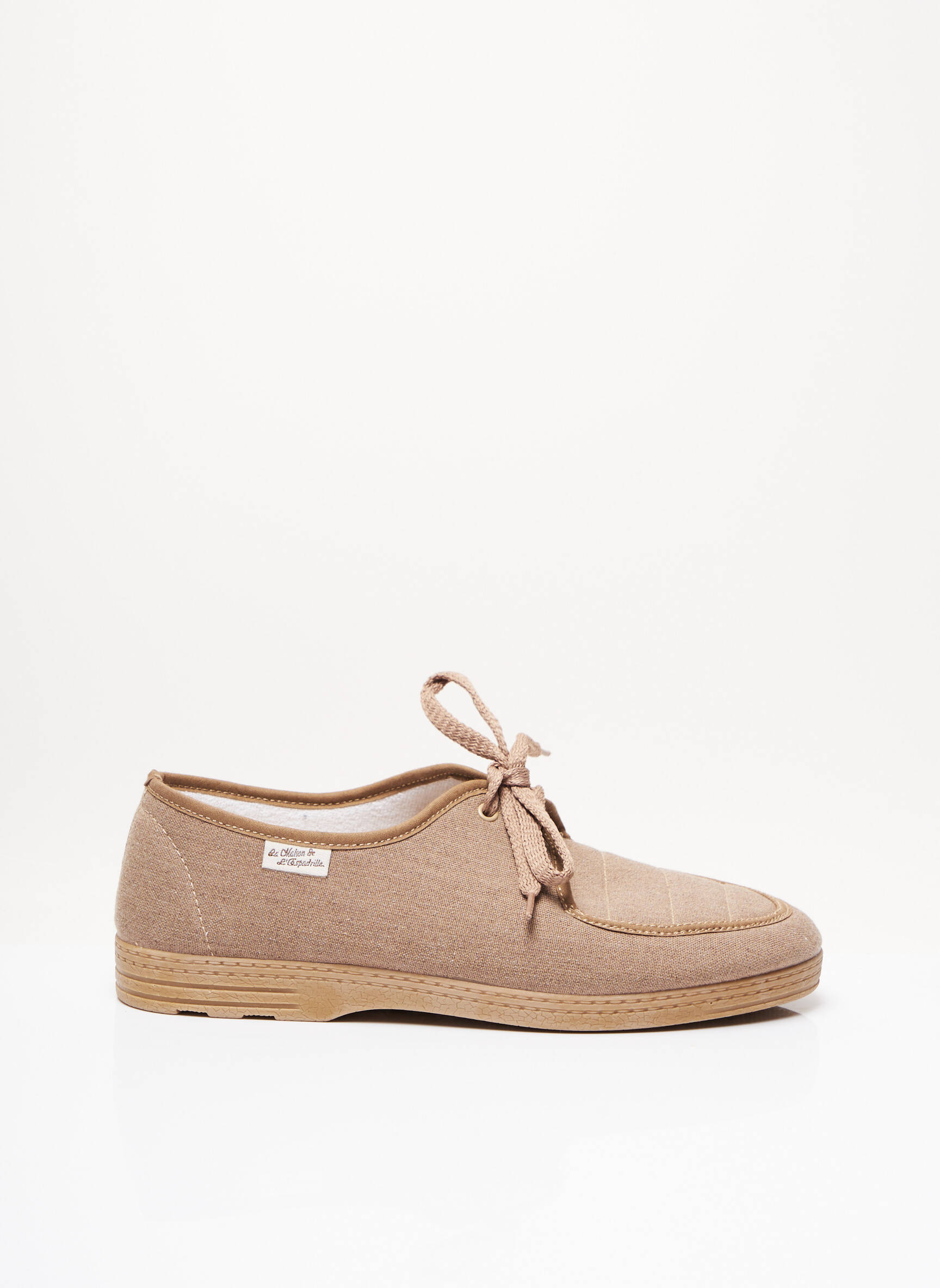 La Maison De L Espadrille Derby Femme couleur beige