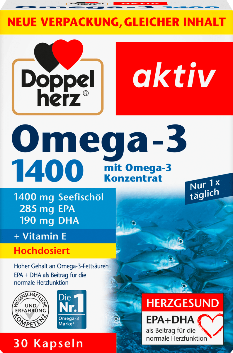 Omega-3 1400 Kapseln 30 St, 59,2 g