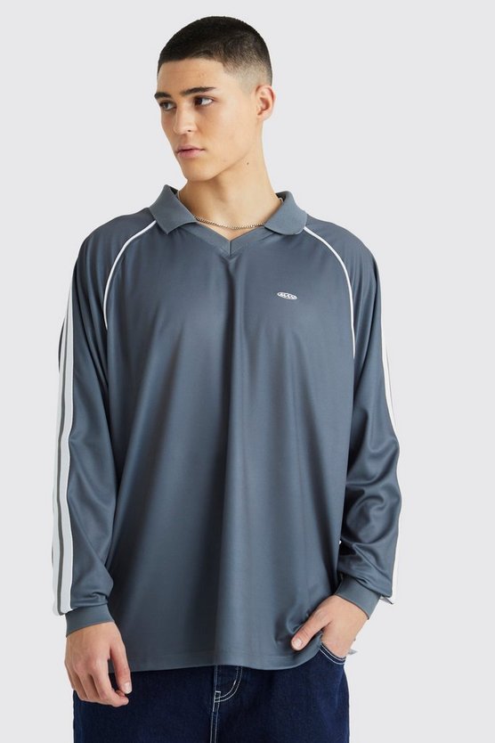 Mesh Raglan Football-Hemd