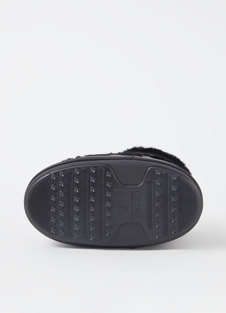 Moon Boot Icon zemie sniega zābaki ar mākslīgo kažokādu un ūdeni atgrūdošu pārklājumu.