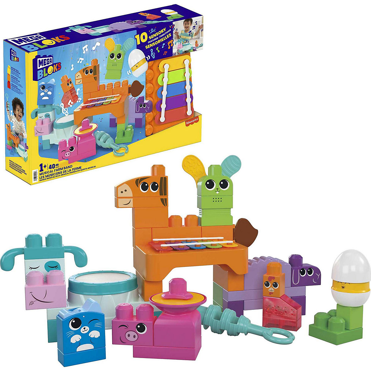 MEGA BLOKS Musikspaß Bauernhoftiere