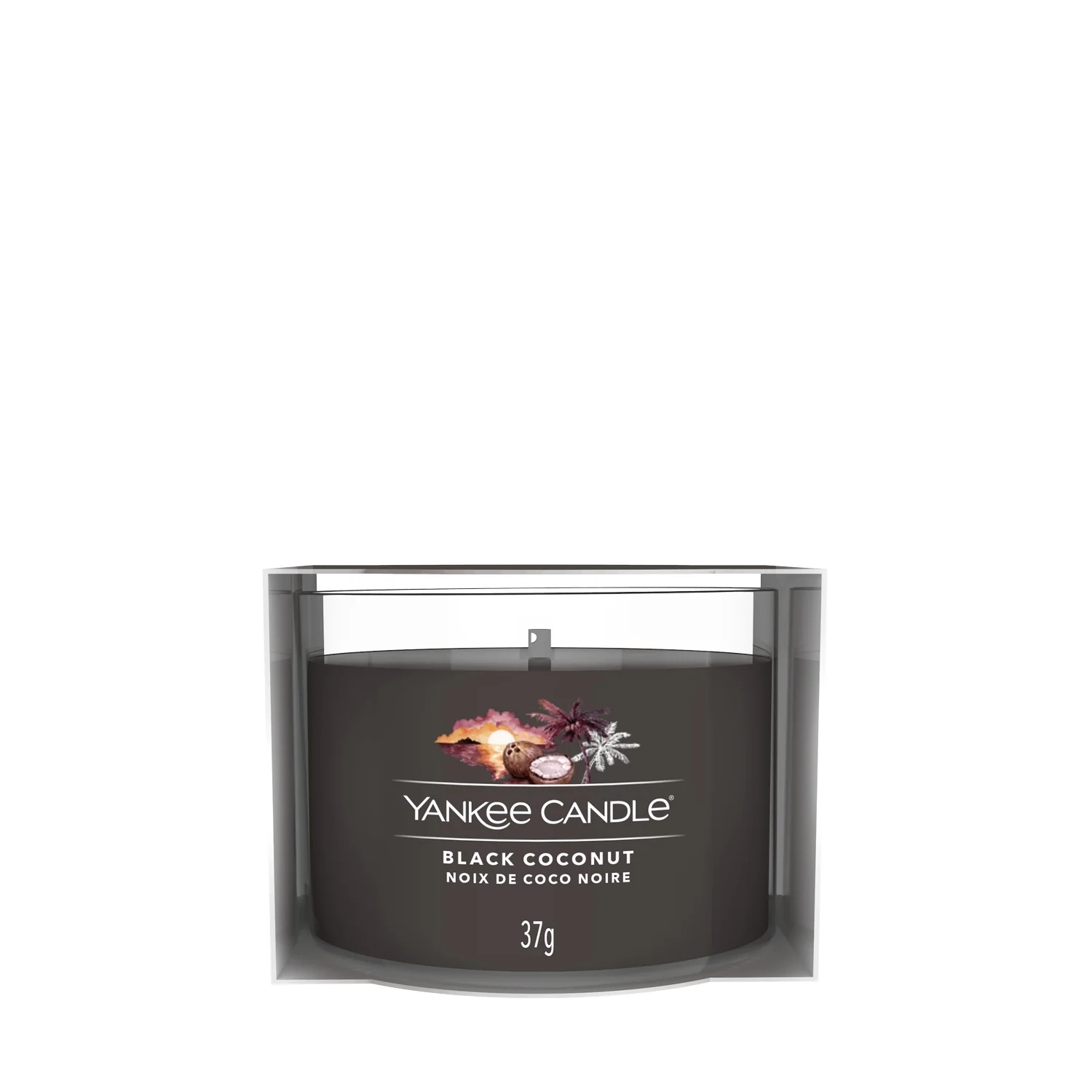 Filled Votive Candles Black Coconut - Scented Candle