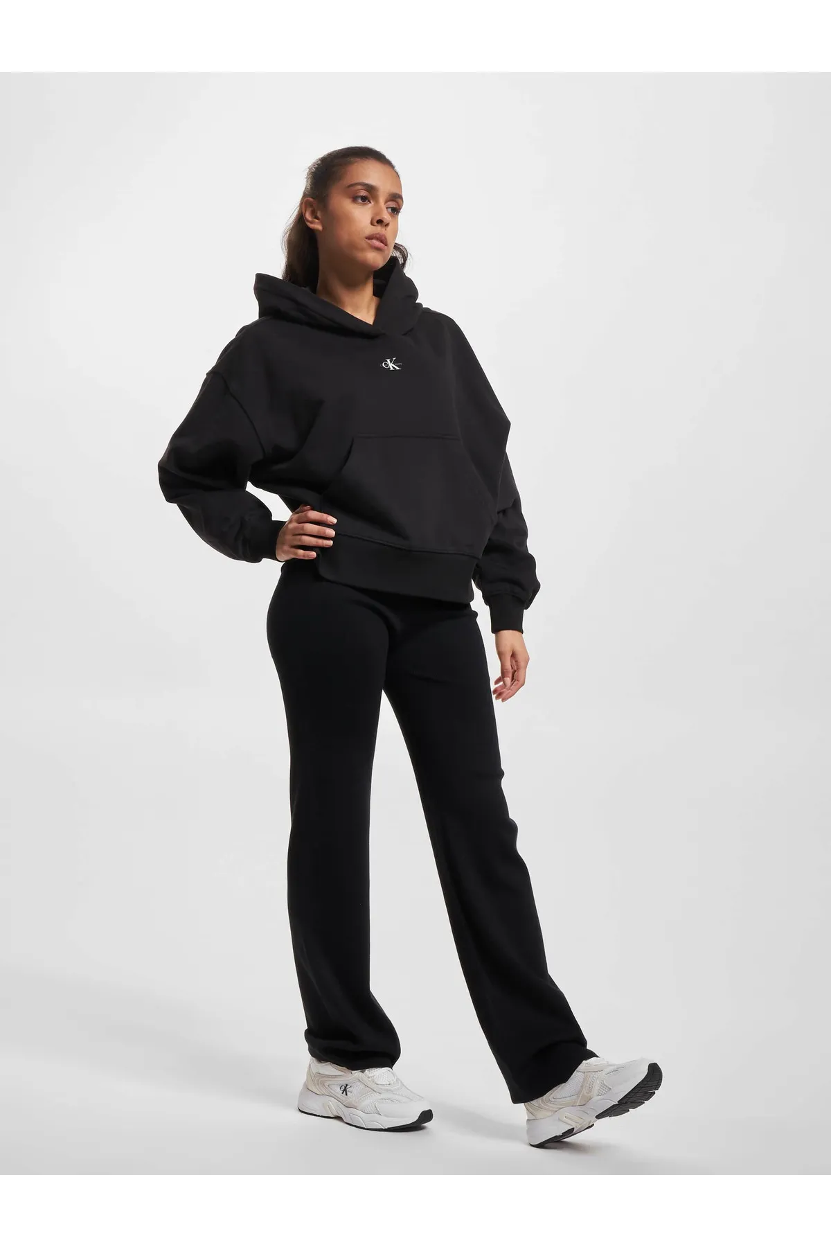Calvin Klein  Sweatshirt - Schwarz - Regular Fit