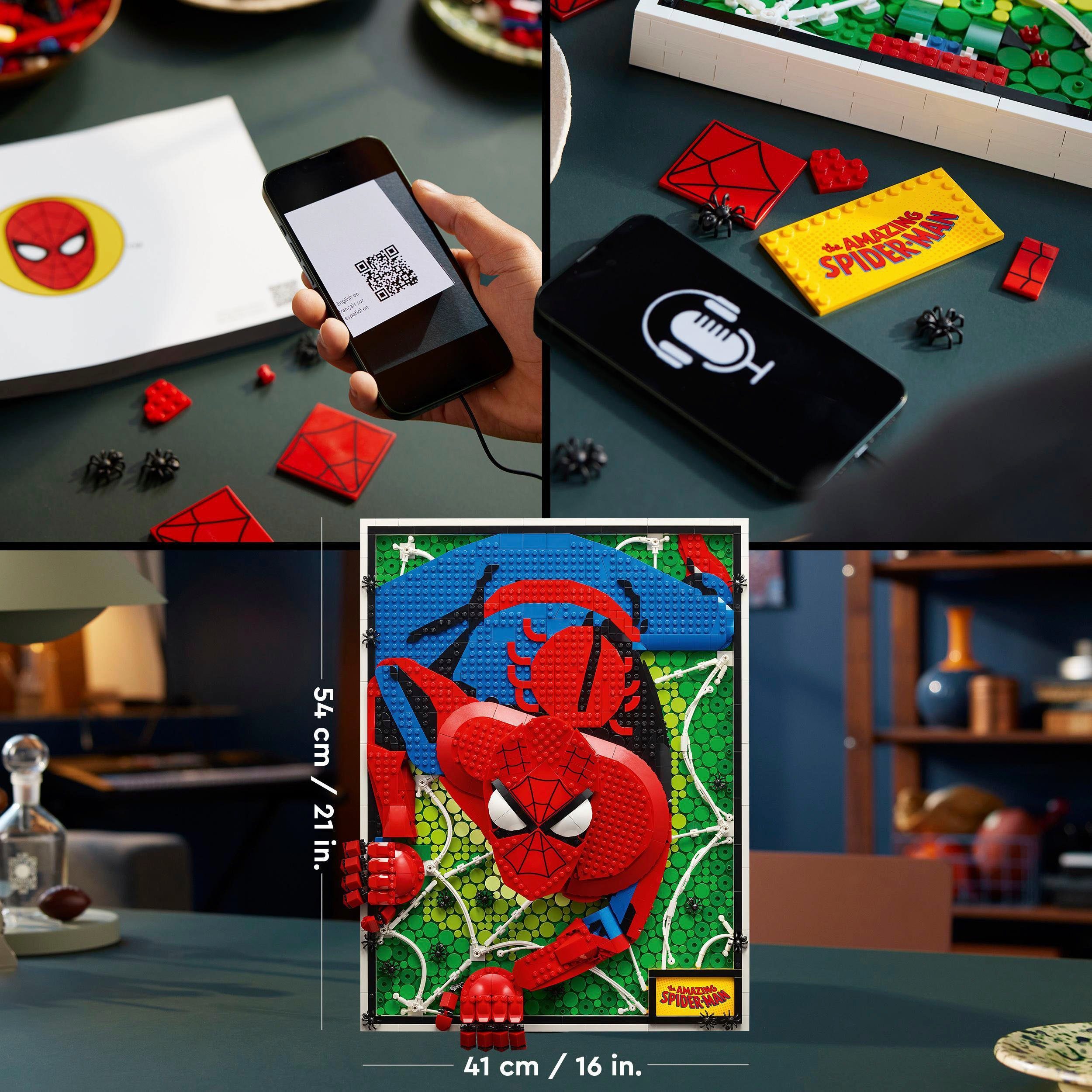 LEGO® Konstruktionsspielsteine The Amazing Spider-Man (31209), LEGO® ART, (2099 St), Made in Europe