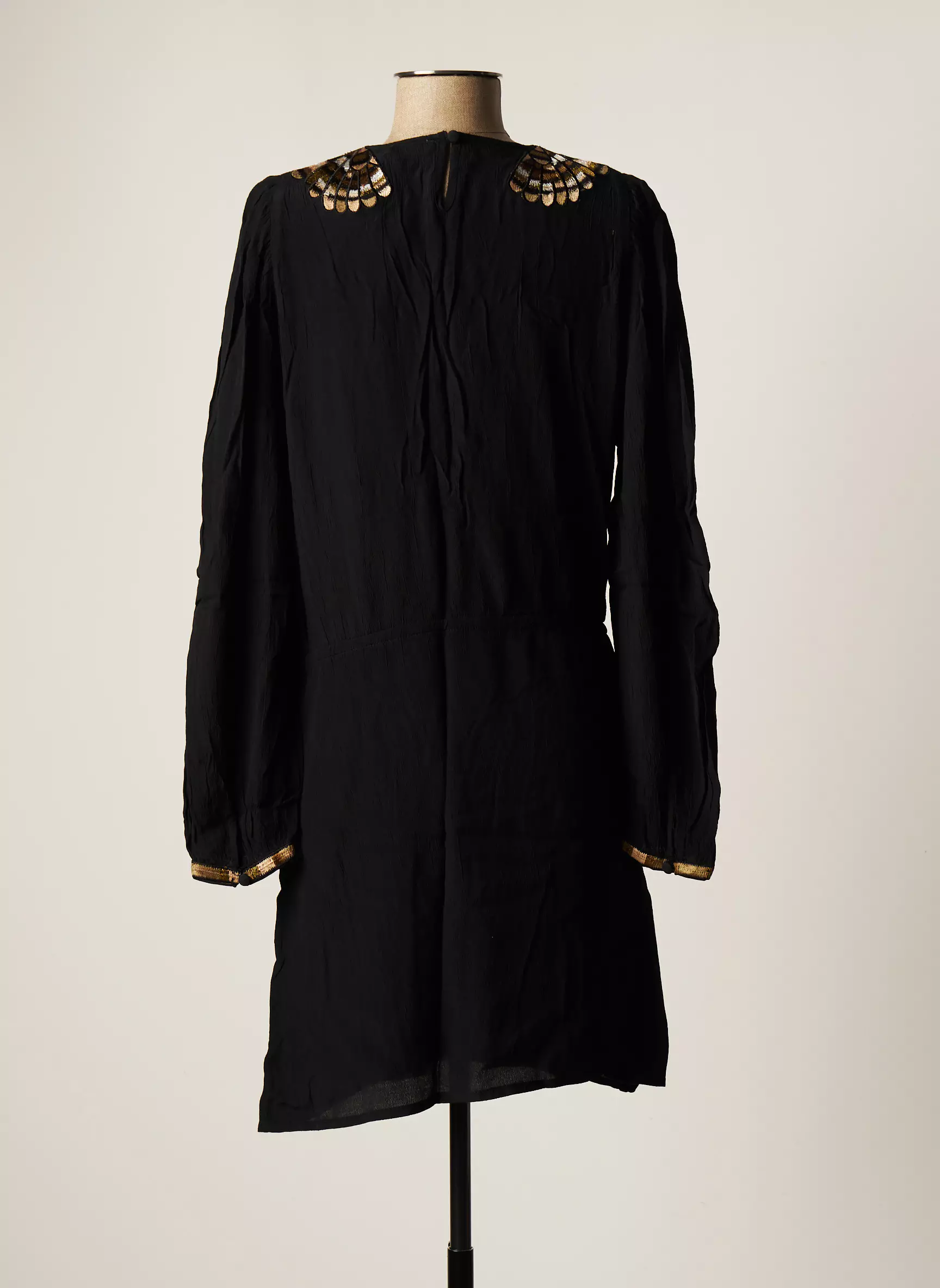 Louizon Robes Courtes Femme couleur noir