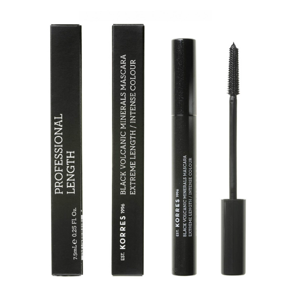 korres Mascara effet allongeant - 01 Noir MASCARA