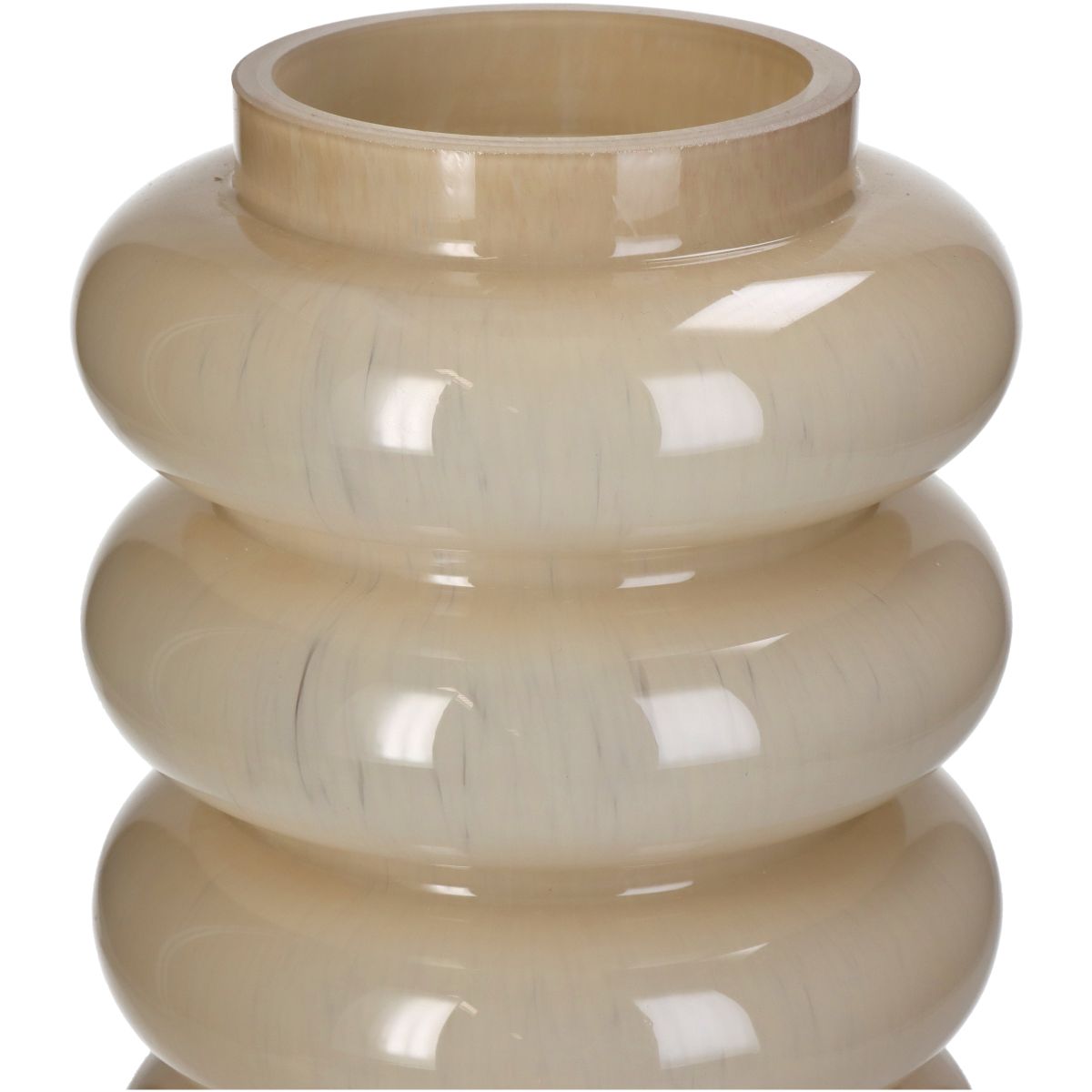 Trendhopper Vase Retro Beige 30 cm Hoch