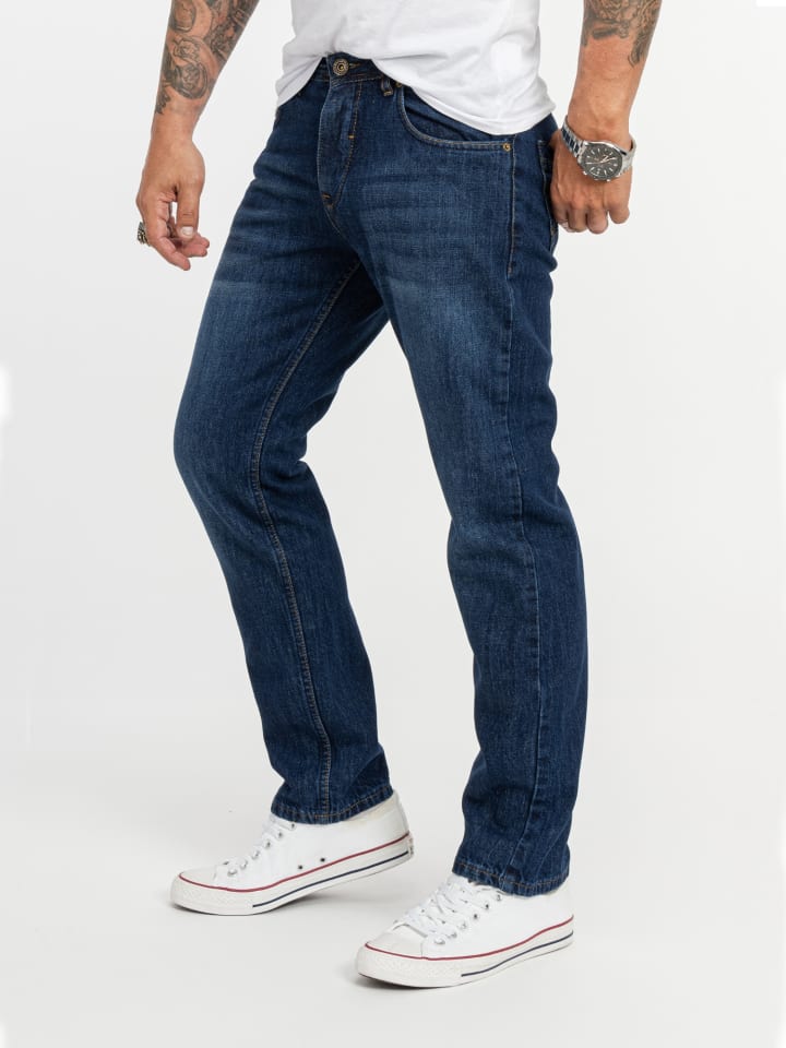 Rock Creek Jeans Straight Leg in Blau günstig kaufen