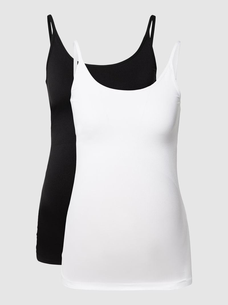 Umstands-Top im 2er-Pack Modell 'heal strap top doppelpack' in schwarz