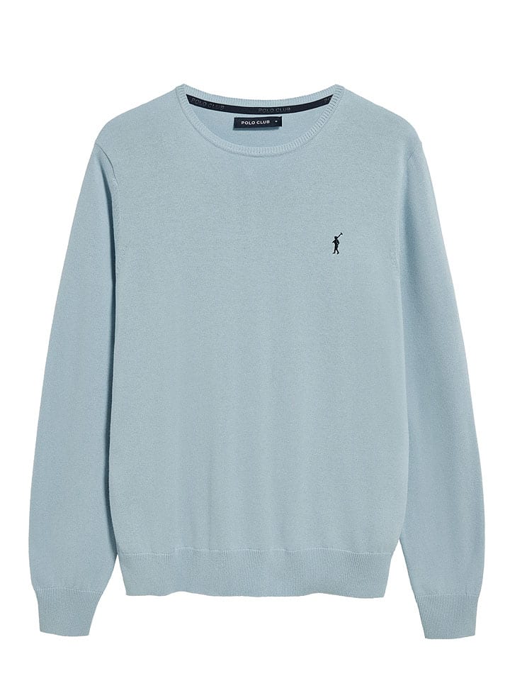 Polo Club Pullover in Hellblau günstig kaufen