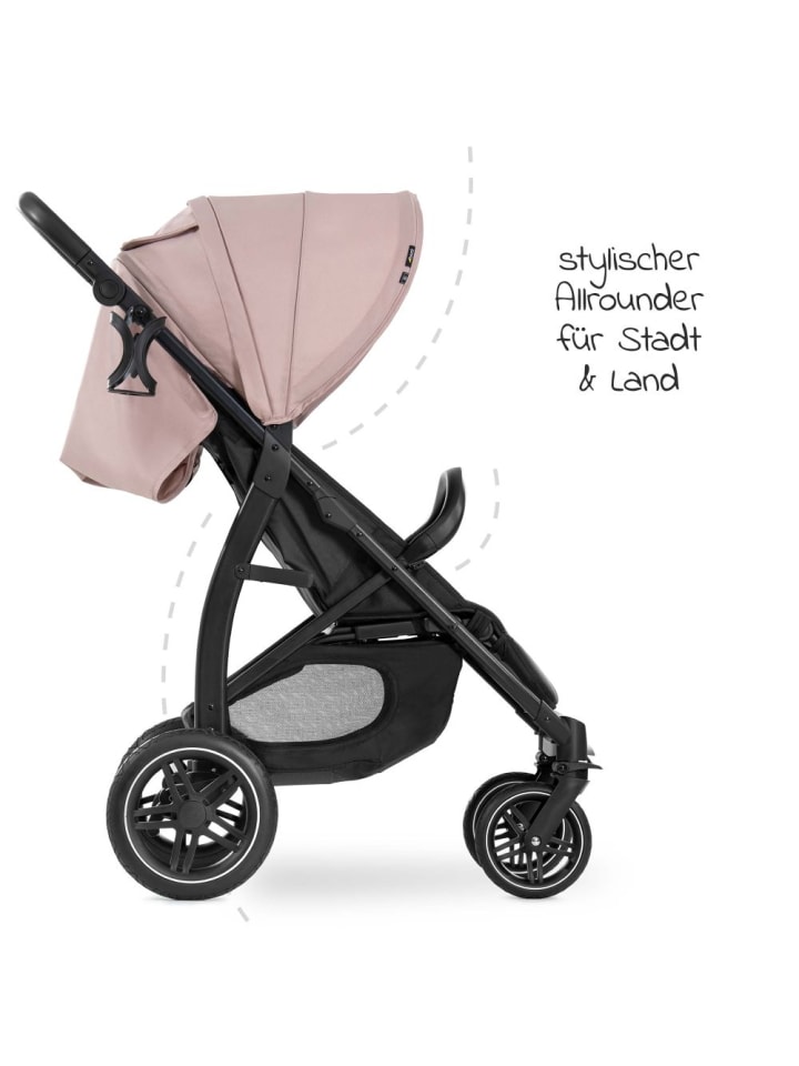 Hauck Buggy Rapid 4D (bis 25 kg) - XL Verdeck & All-Terrain in schwarz,grau günstig kaufen onesize