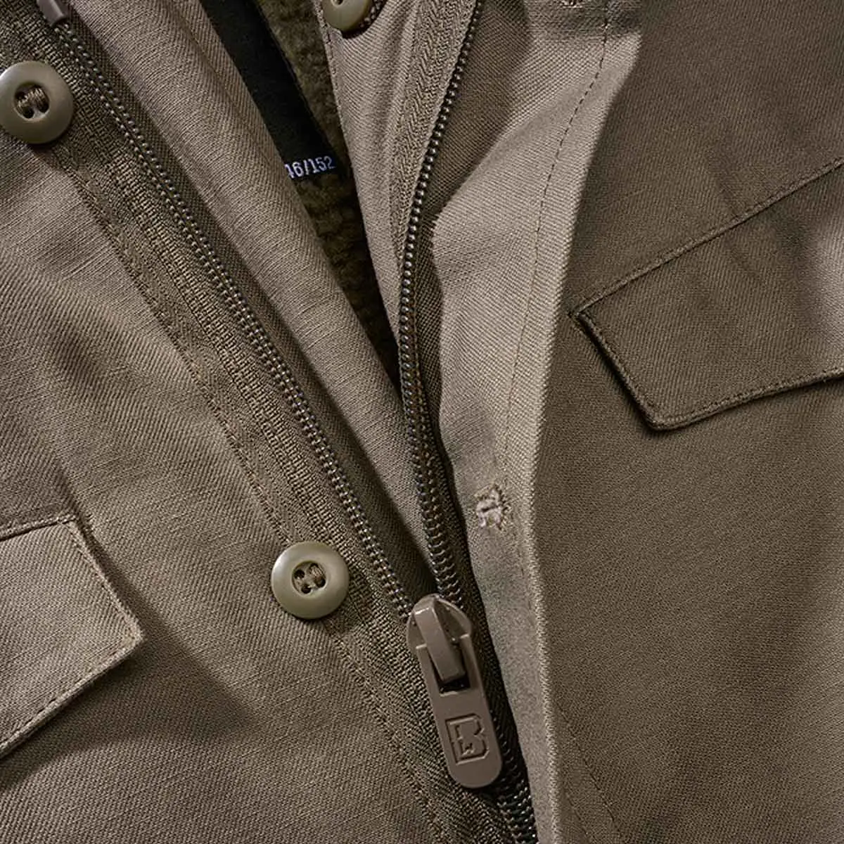 Kinder BW Parka oliv