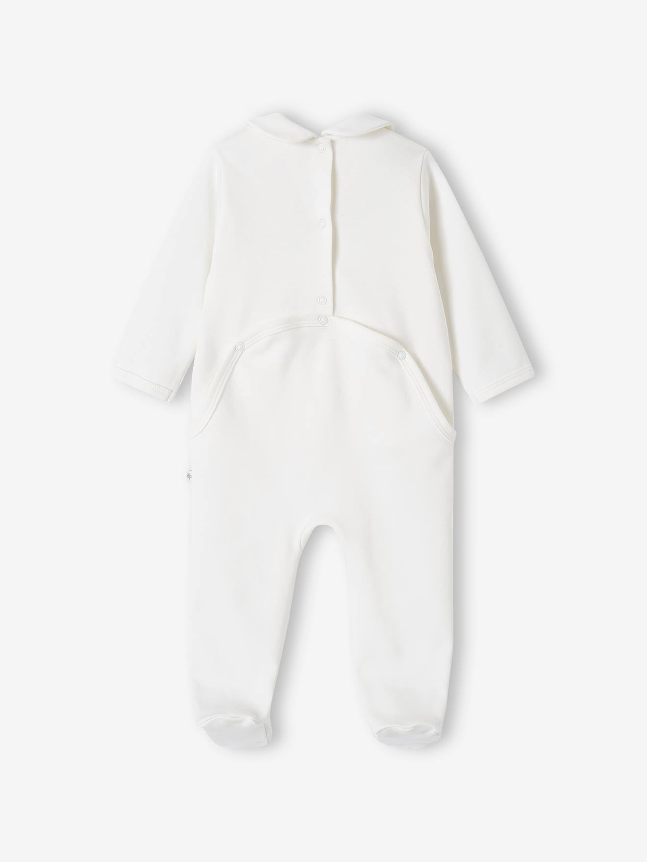 Vertbaudet 2er-Pack Baby Strampler, Bio-Baumwolle - jeansblau