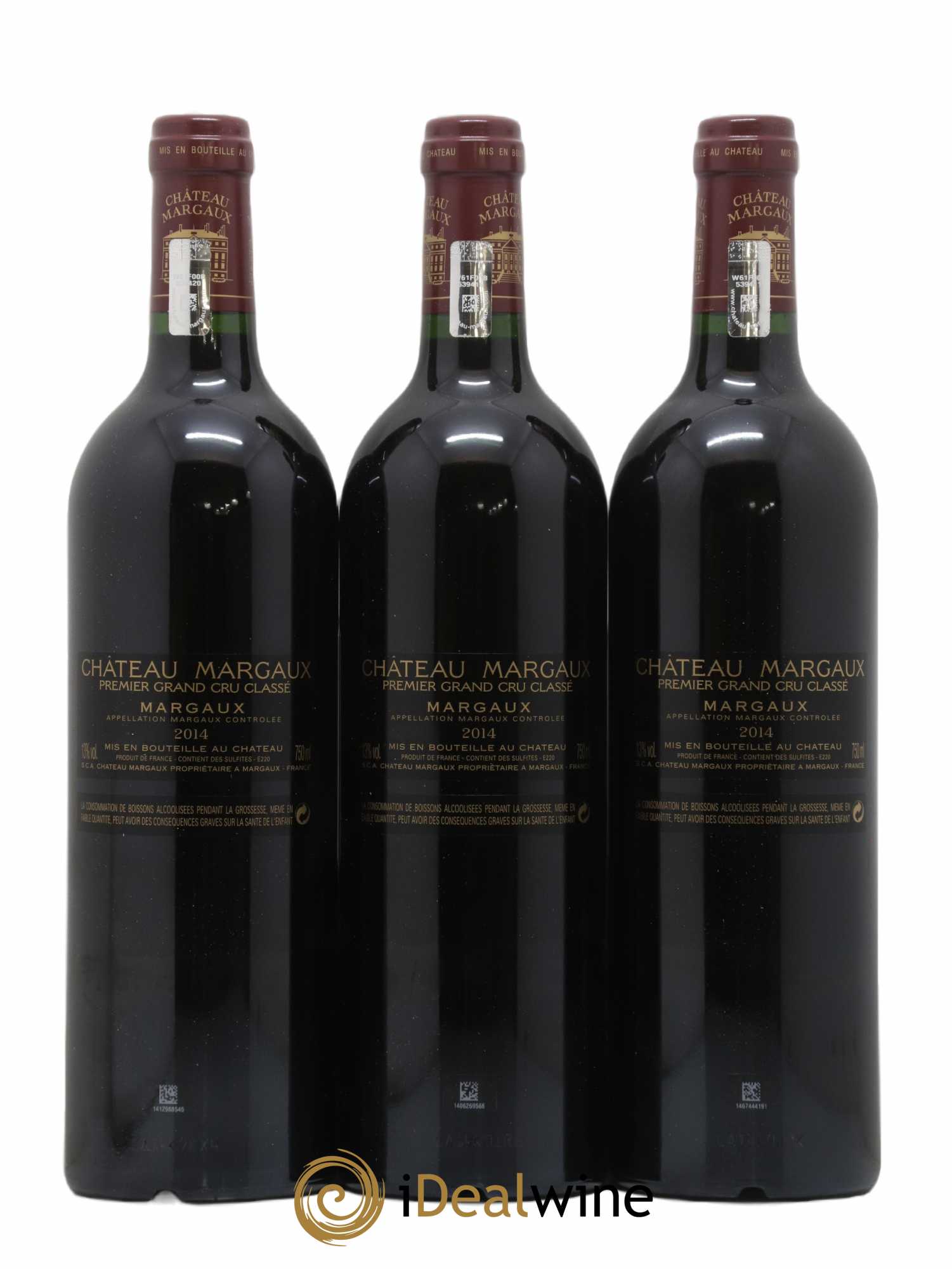 Château Margaux 1er Grand Cru Classé  2014 - Lot de 6 Bouteilles